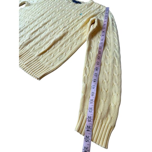 Ralph Lauren Cable-Knit Cotton Crewneck Sweater Size XL - Picture 13 of 13